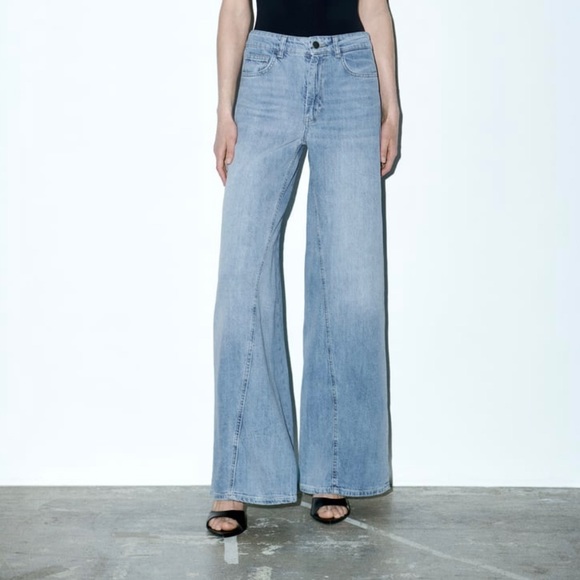 Wide Leg Zara Pants - Picture 1 of 5